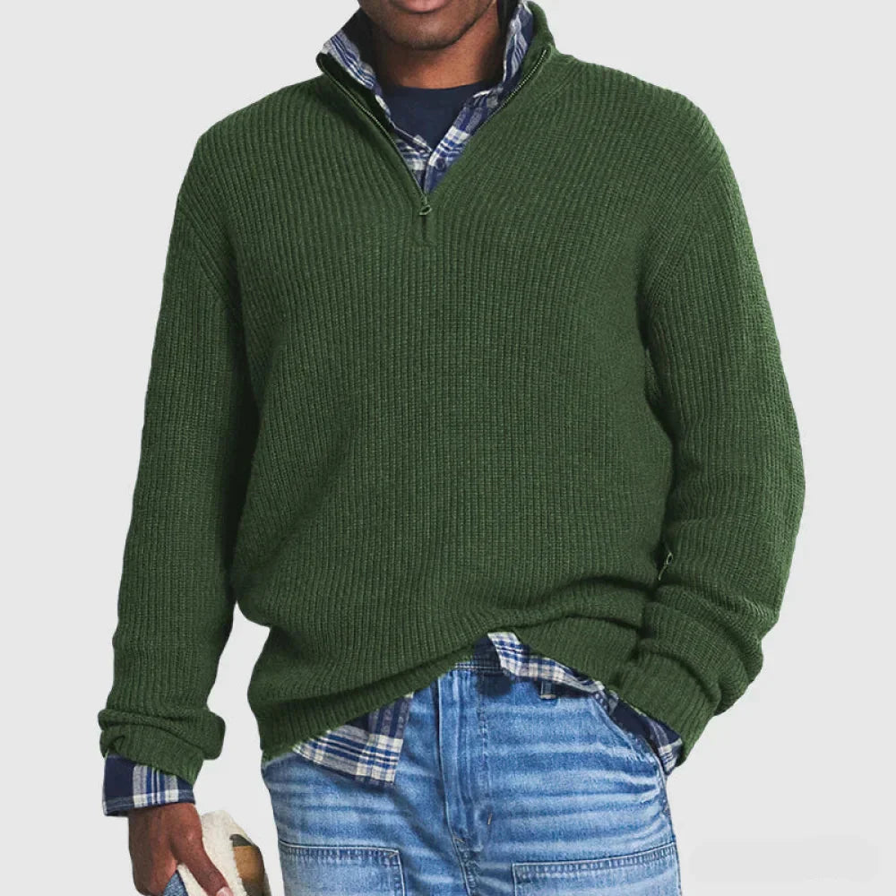 Le pull zippé Étienne