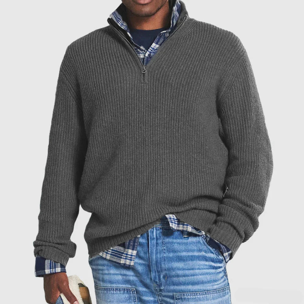 Le pull zippé Étienne