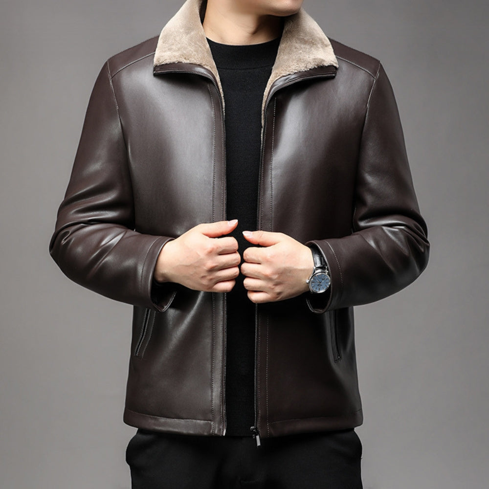 La veste en cuir Florian
