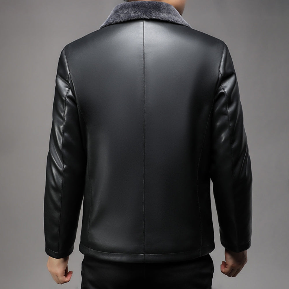 La veste en cuir Florian