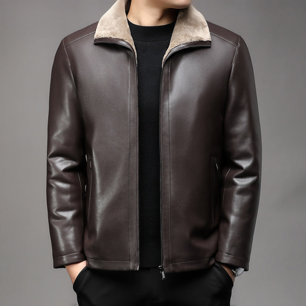 La veste en cuir Florian
