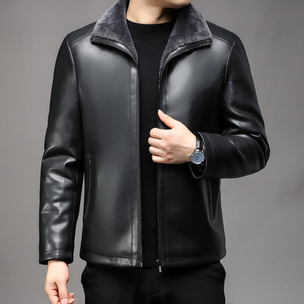 La veste en cuir Florian