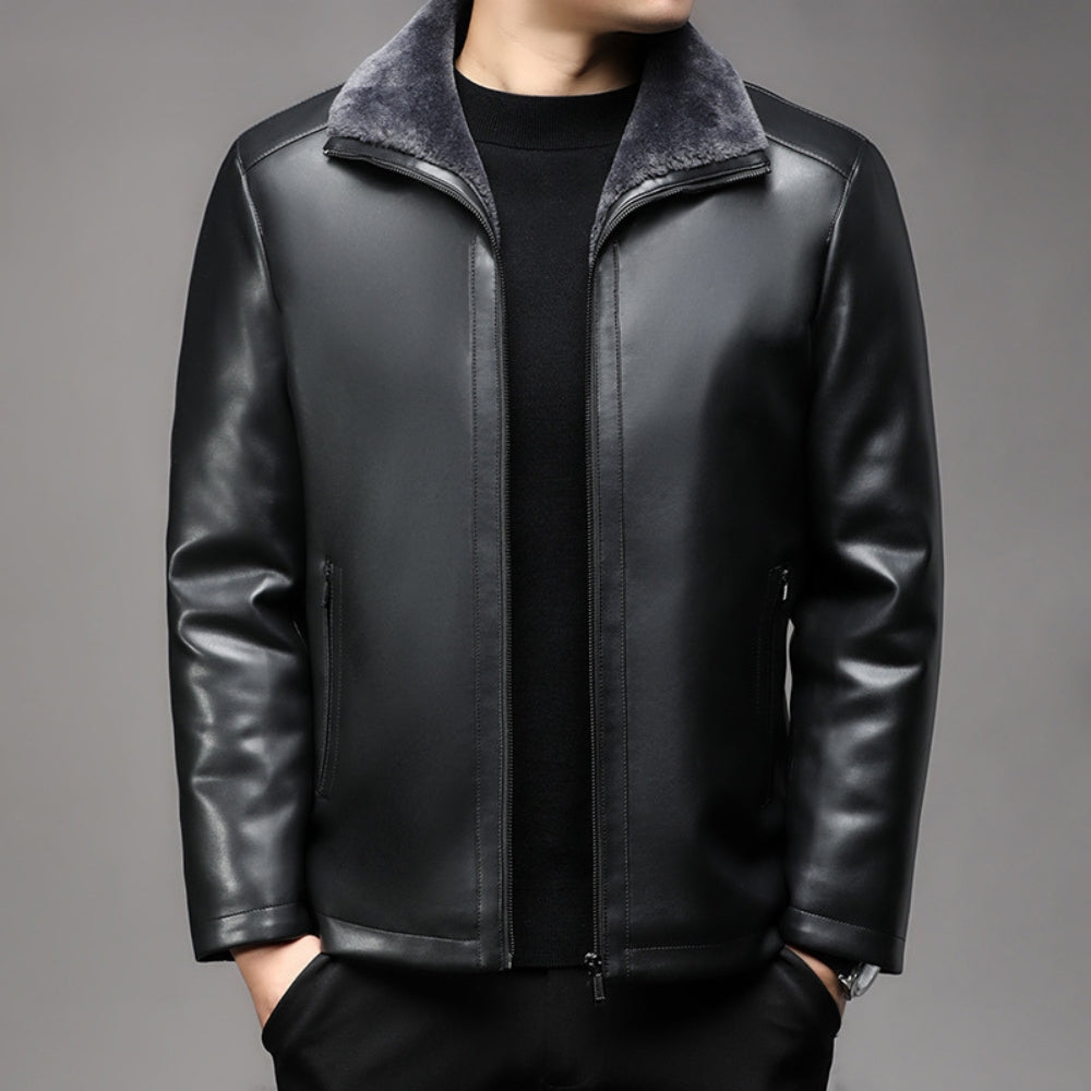 La veste en cuir Florian