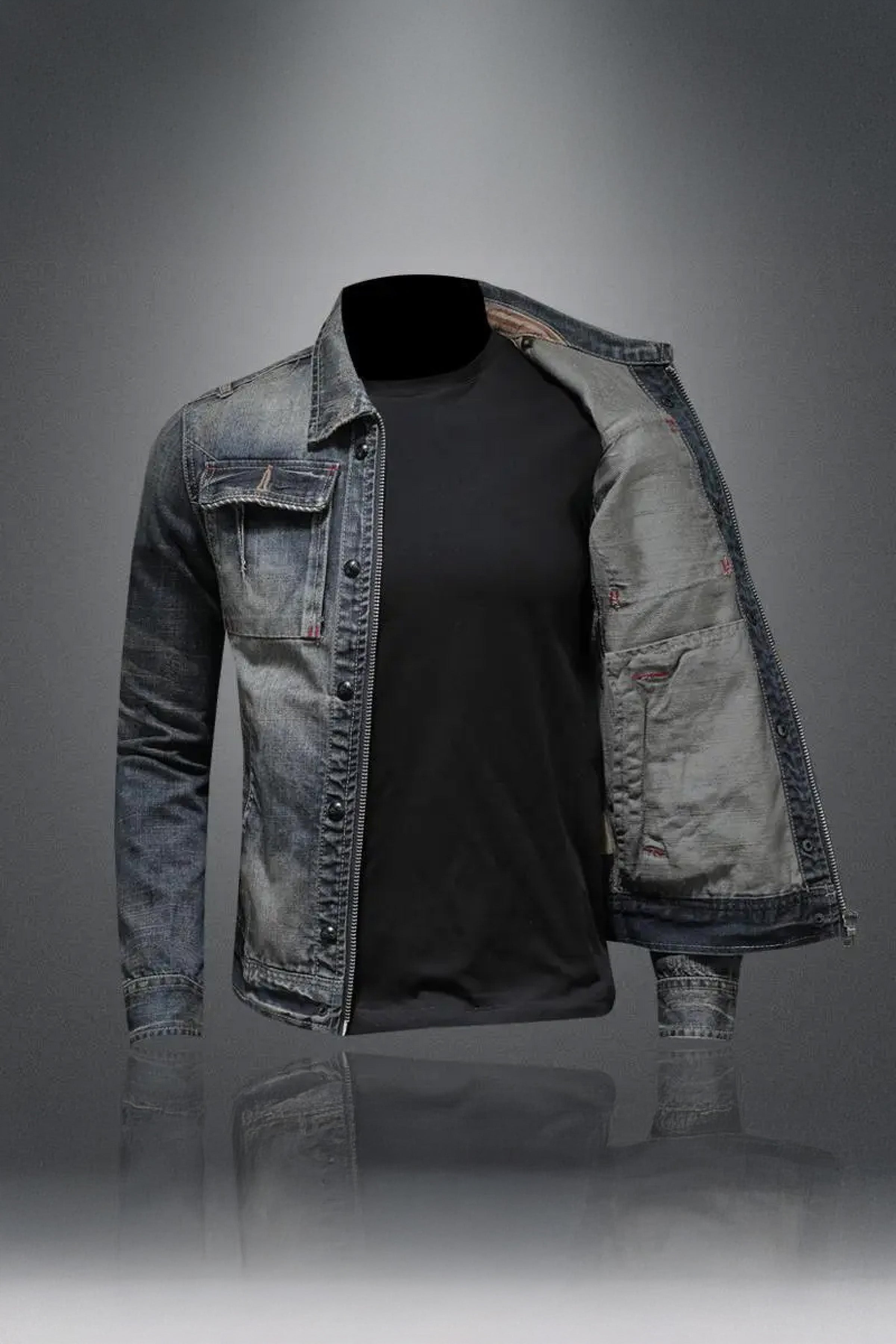 La veste en jean Romain