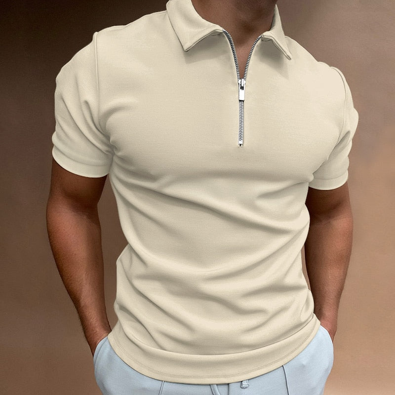 Le polo zippé Jacques