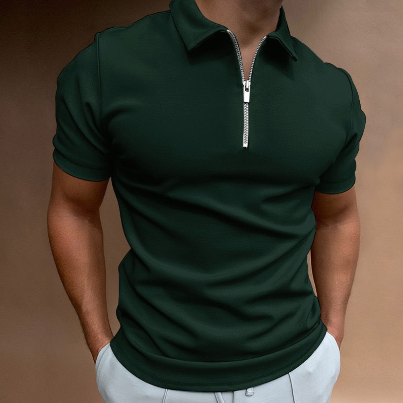 Le polo zippé Jacques
