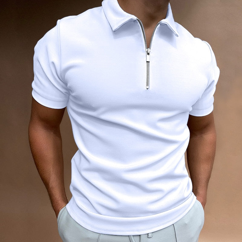 Le polo zippé Jacques