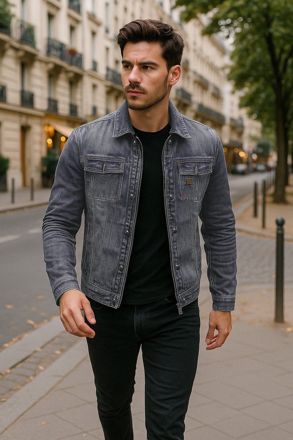 La veste en jean Romain