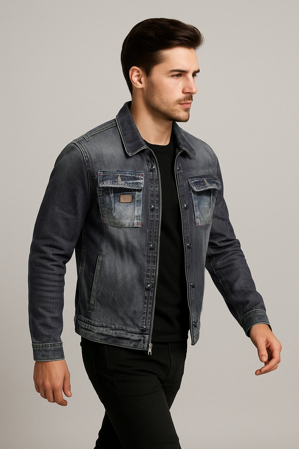 La veste en jean Romain