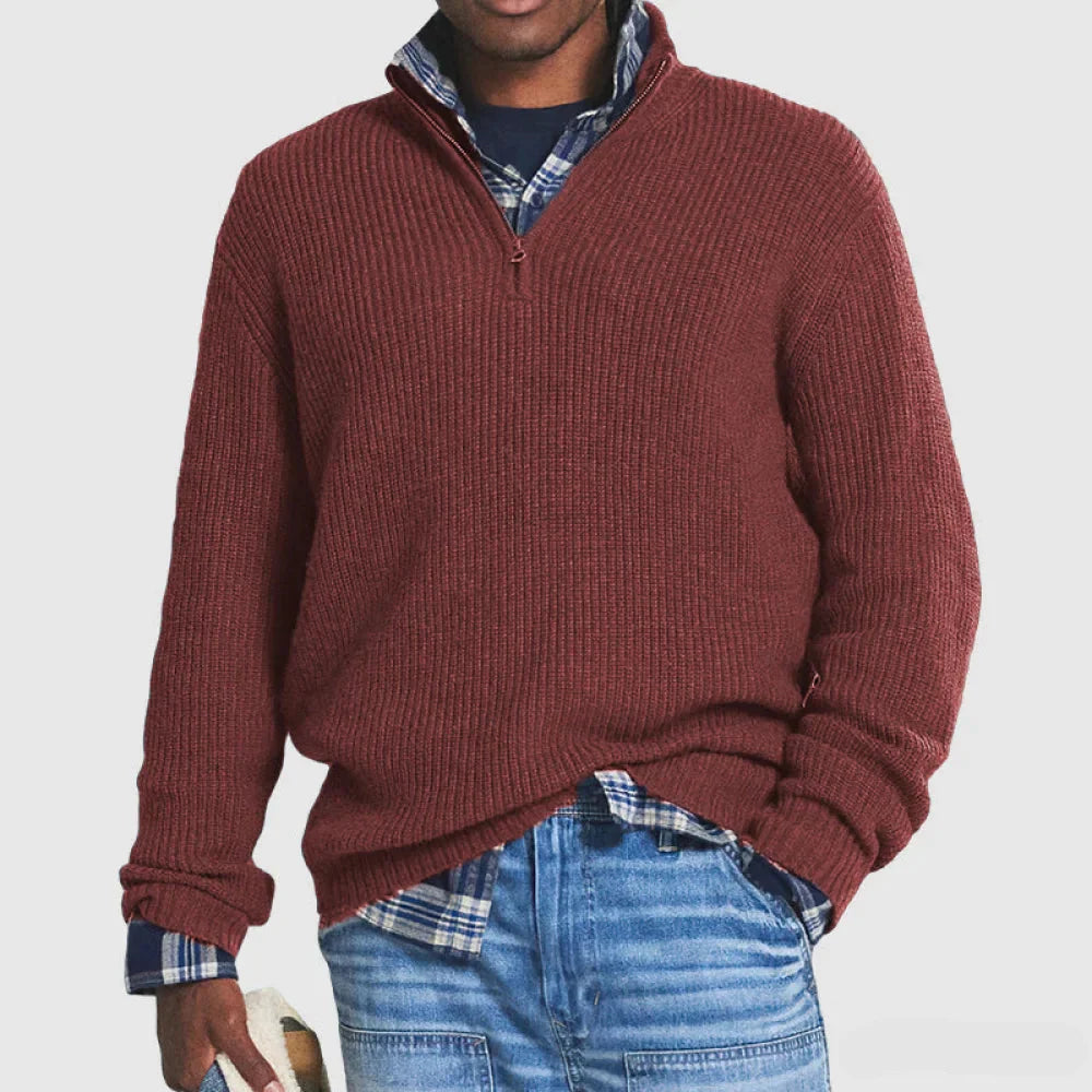 Le pull zippé Étienne